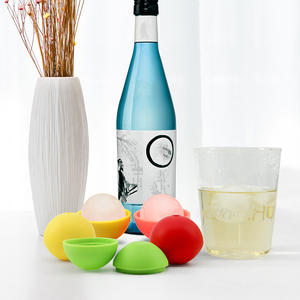 Moule pour boules <span class=keywords><strong>de</strong></span> glace et <span class=keywords><strong>whisky</strong></span> en silicone, ustensile pour le vin, cadeau multifonctionnel - Product Image 4