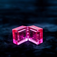 Mini boîte à blush en plastique vide contenant de poudre de fard à paupières carré étui à baume à lèvres transparent avec grossiste