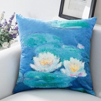 Nuit étoilée tournesols housse de coussin Double face imprimé Art Vintage jeter oreiller couvre housse de coussin