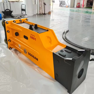 SOOSAN SB81 BOX TYPE BREAKER WITH MAIN BODY AND TWELVE MONTHS WARRANTY FREE SPARE PARTS FOR EACH UNIT PURCHASED - Product Image 1