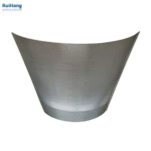 Alta qualidade Wedge Wire Welded Curve Screen Panel filtro para Tratamento De Água