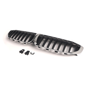 Rejilla Delantera para BMW Serie 3 G20, Una Sola Línea, Semi-Electrochapada, Plástico ABS con Clips - Product Image 4