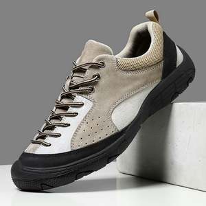 Lo último en zapatos elegantes de suela de goma para niños, zapatos para correr con punta de seguridad con cordones, sin logotipo marca, zapatos de senderismo para hombres famosos, deportes al aire libre 44 - Product Image 4