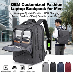Dual China-Thailand Manufacturing Base Waterproof Multi Function USB Customized Travel Outdoor Office Durable <b>Backpack</b> <b>Laptop</b> - Product Image 1