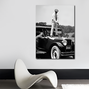 Vente en gros <span class=keywords><strong>de</strong></span> photos <span class=keywords><strong>de</strong></span> voitures vintage GOLF ANTIQUE, décoration murale imprimée <span class=keywords><strong>de</strong></span> photographies anciennes - Product Image 3