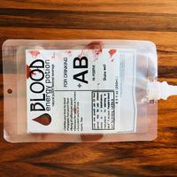 Partie Indispensables Poches de Sang Pour Boissons Sang Sacs Jello Shots Jumbo Seringues Avec Casquette Pour Halloween Zombie Décoration De Fête