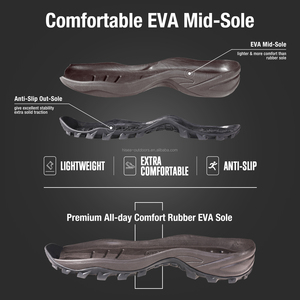 Bottes de <span class=keywords><strong>chasse</strong></span> imperméables HISEA en <span class=keywords><strong>caoutchouc</strong></span> isolées pour hommes - Product Image 4