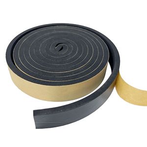 เทปฟองน้ำ EVA กว้าง 10 มม. ยาว 2 ม. หนา 2 มม. สีดำกาวฉนวนกันเสียงแถบซีลสำหรับรถกันเสียง - Product Image 1