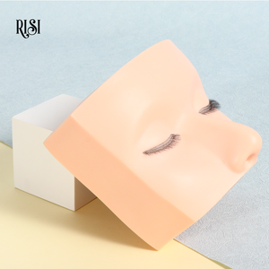 RISI Advanced Extensions <span class=keywords><strong>de</strong></span> cils Tête <span class=keywords><strong>de</strong></span> mannequin 3 couches Lash Bandes réalistes pour <span class=keywords><strong>les</strong></span> <span class=keywords><strong>yeux</strong></span> et <span class=keywords><strong>les</strong></span> sourcils pour <span class=keywords><strong>la</strong></span> pratique Cils Tête en silicone - Product Image 5