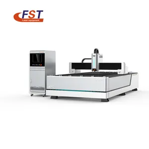 FST 3015 Mesin Pemotong Laser Serat Mini 1kw 6000W Logam Cnc Skala Besar Harga Pemotong Laser untuk Baja Nirkarat Tembaga Aluminium