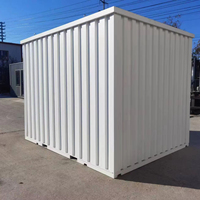 Conteneur de stockage préfabriqué économique de 19 pieds, modulaire, mobile, pliable, portable, en acier Q235, respirant, au design moderne