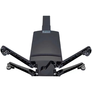 Supporto motorizzato a soffitto per TV e tablet, con base mobile, per caminetto elettrico, acquario, tavolo a colonna in vetro regolabile a movimento completo - Product Image 4