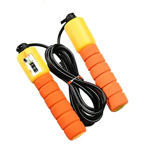 Cordes à sauter avec Compteur Sport Fitness Réglable Rapide Vitesse Comptant Sauter Corde À Sauter À Sauter Fil