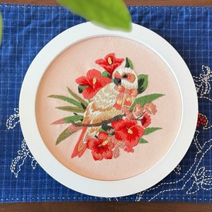 Yooyu Immagini pappagalli colorati animali pittura su tela pittura wall art stampe per soggiorno stampe decorative poster 70x140 cm (28x55 in) con cornice