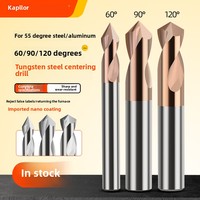 Mata Bor Tungsten Steel Alloy 2-Pisau 55/90/120 Derajat dengan Mata Tajam Karbida untuk Pekerjaan Router Bit