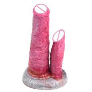YOCY Centaur Doble Dildo, Juguetes Anales, Sex Shop, Estimulador Vaginal, Masajeador Anal, Fantasía Erótica, Pene para Mujeres Lesbianas, Hombres Gay - Product Image 2