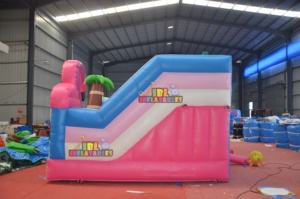 Castillo Inflable Personalizado <span class=keywords><strong>de</strong></span> Fábrica con Diseño <span class=keywords><strong>de</strong></span> Flamenco, Castillo Inflable Comercial para Alquiler <span class=keywords><strong>en</strong></span> Fiestas al Aire Libre - Product Image 4