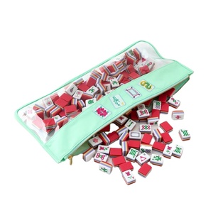 Borsa da Viaggio per Mahjong Leggera con Logo Personalizzato, Custodia Portatile in Nylon con Cerniera per Tessere, Grande Capacità - Product Image 1