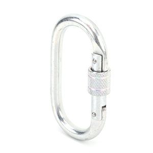 Mosquetón ovalado para arnés, cierre de tornillo, directo de fábrica, 25KN - Product Image 4