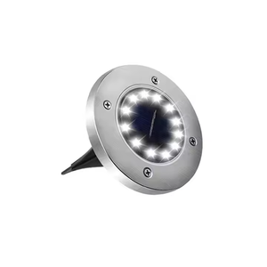 Lampes solaires enterrées transfrontalières, étanches, 8 LED, lumineuses, pour patio, jardin, décoration, éclairage d'ambiance - Product Image 3