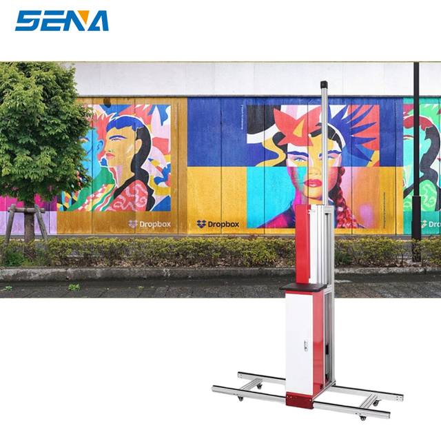 Automatic SENA Wallpen Vertical Wall Printing Machine DX5 Head Leather & Label Printer 3D Machine