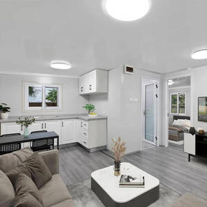 Casa contenedor expandible de 20 40 pies, Villa móvil prefabricada con cabinas expandibles, estructura de edificio móvil duradera - Product Image 2