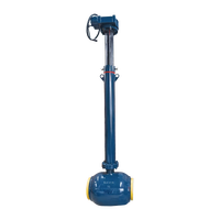 Vanne à boisseau sphérique fixe entièrement soudée à encastrer directement avec tige d'expansion Q367HF-16/25C, peinture anticorrosion à vis sans fin monopolaire
