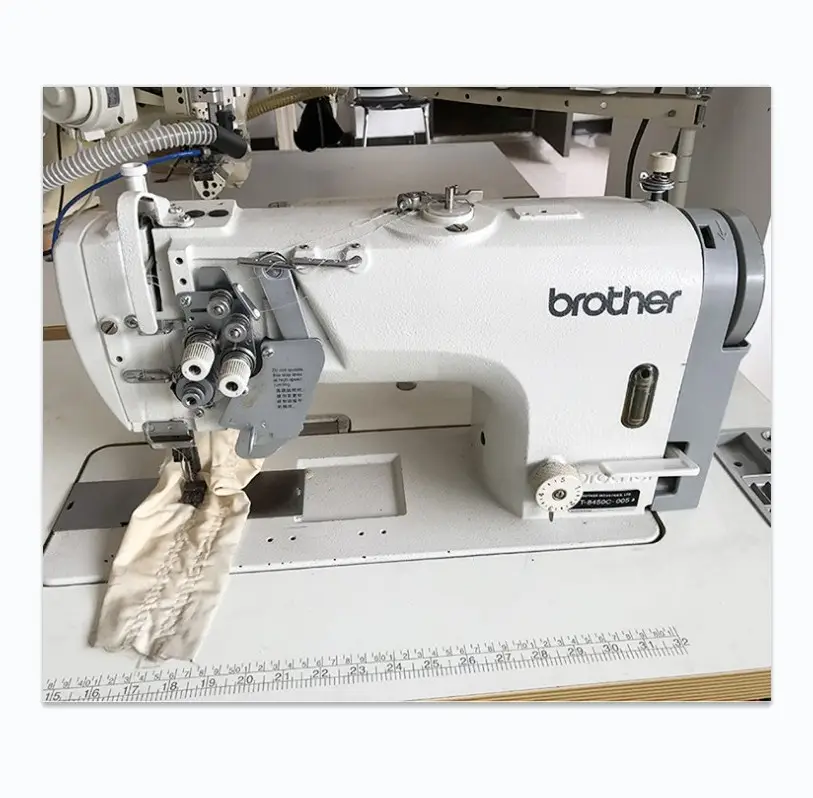 Портативная вышивка для шитья с двойной иглой 8450, швейная машина средней толщины с углами, прямая швейная машина