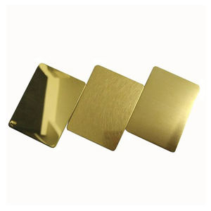 Plaques décoratives en acier inoxydable couleur or rose pour villas et projets haut de gamme - Product Image 6