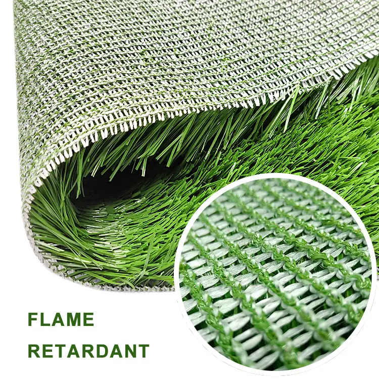 Factory Grow Rug Realistic Indoor Outdoor Garden Lawn Landscape Patio Synthetic Turf Mat Woven Football Artificial Grass
