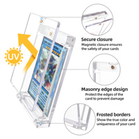 Vente en gros 360PT porte-cartes magnétique chargeurs supérieurs manchon Sport Trading Standard Sport porte-cartes étuis