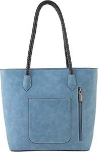 Sacs fourre-tout surdimensionnés en cuir PU uni pour femmes, résistants à l'eau, avec fermeture éclair et logo personnalisé - Product Image 3