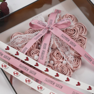 Nine-Colored Ribbon Satin Ribbon Valentine'S Day Gift Wrapping Ribbon 9K543 Fashion Digital Printing Decorative - Product Image 3