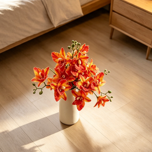 Venta al por Mayor de Ramo de Lisianthus Artificial Realista de Seda Suave y Ligera, 15 Cabezas, Estilo Catalán 3D, para Bodas, Pascua, San Valentín - Product Image 6