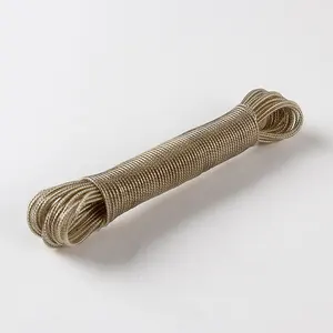 Corda de pvc com núcleo de metal, corda retrátil de 10m /20m/30m para lavar roupas