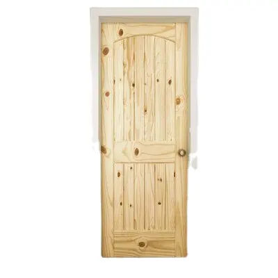Porta in legno contemporanea Arch Top Design porta interna in noce migliore porta a bilico in legno