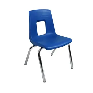 धातु पैरों के साथ कक्षा फर्नीचर आरामदायक स्कूल कुर्सियों प्लास्टिक छात्र कुर्सी