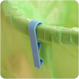 Trash Can Clip Plastic Garbage Bag Fixing Holder Side Mount Anti Slip Storage Clip For Waste Bin Use - Product Image 1