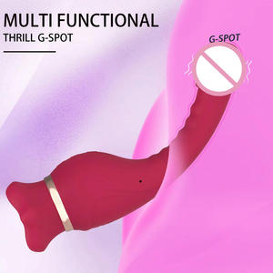 Wireless Remote Control Silicone Tongue Licking <b>Vibrator</b> Heating Telescopic Features 100% Waterproof USB Rechargeable for Women - Product Image 6