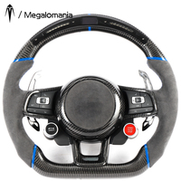 Volant de voiture LED en fibre de carbone véritable durable pour VW Golf Mk7 GTI Golf R GTS GTD CC Polo GTE GLI Passat Scirocco