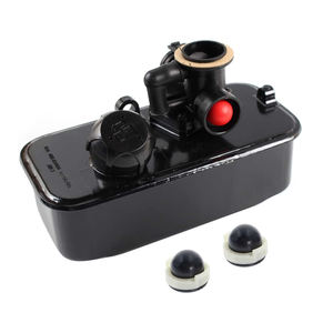 Réservoir de carburant <span class=keywords><strong>et</strong></span> carburateur, pour <span class=keywords><strong>Briggs</strong></span> & <span class=keywords><strong>Stratton</strong></span> 498809 498809A 795469 794147, Carb avec ampoule primaire - Product Image 1
