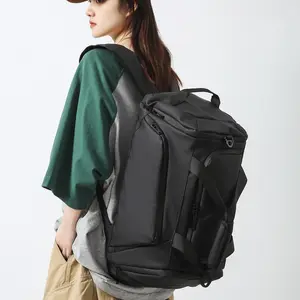 男女健身包可扩展运动旅行行李袋轻便健身包，带鞋包和湿口袋