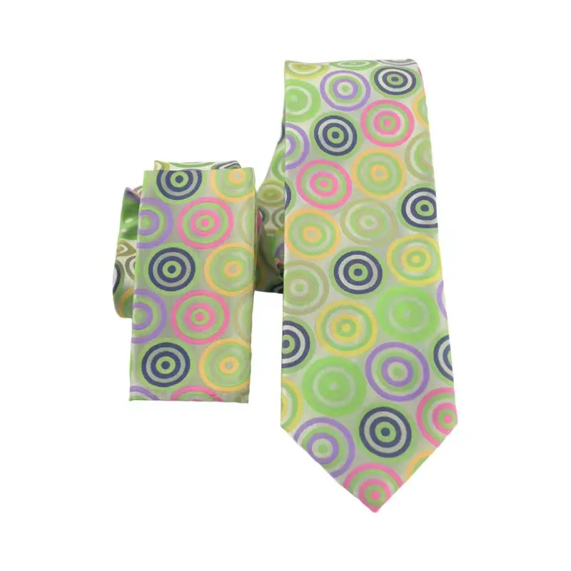 Handmade Men Necktie 100% Polyester Gravatas Floral Tie Cravate Men