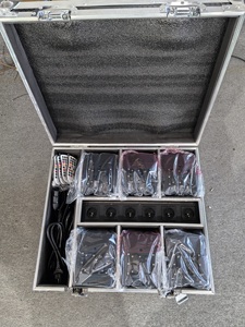 고광량 출력 CRMX 배터리 파 라이트 4x20W RGBCLA 6in1 무선 DMX 방수 <span class=keywords><strong>LED</strong></span> 파 라이트 웨딩 파티 호텔용 - Product Image 6