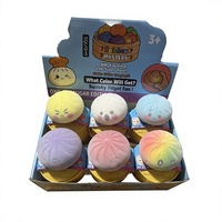 Jouets Squishy en forme de boulette et de pain vapeur, super doux, anti-stress et sensoriels