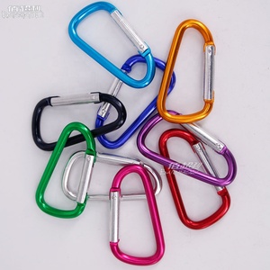 Kait Jepret Cincin 7 D, Carabiner Logam Campuran Aluminium