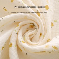 Serviette de bain en mousseline 100% coton, ultra douce, absorbante, séchage rapide, pour bébé et adulte, grande serviette multi-usage pour la maison et les voyages