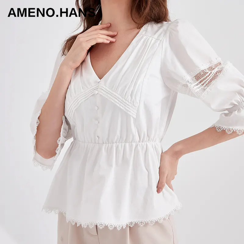 blouses and shirts for women lace short sleeve women blouses ladies's crop top casual shirts