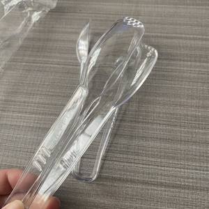 Pinzas de hielo pequeñas para Bar, para Buffet de azúcar, ensalada, comida, cocina, <span class=keywords><strong>tarros</strong></span> dulces, pinzas de plástico transparente - Product Image 6
