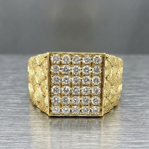 Anillos de Diamantes de Oro Natural de Lujo de Alta Calidad, Más Vendidos, Chapado en Oro, Certificados, Unisex, Personalización Disponible, Suministros al por Mayor - Product Image 2